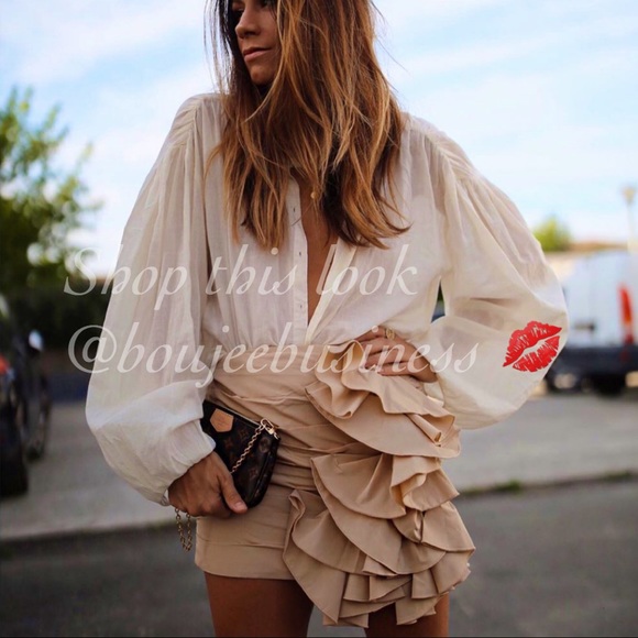 H&M Dresses & Skirts - H&M Ruffle Flounced Mini Skirt